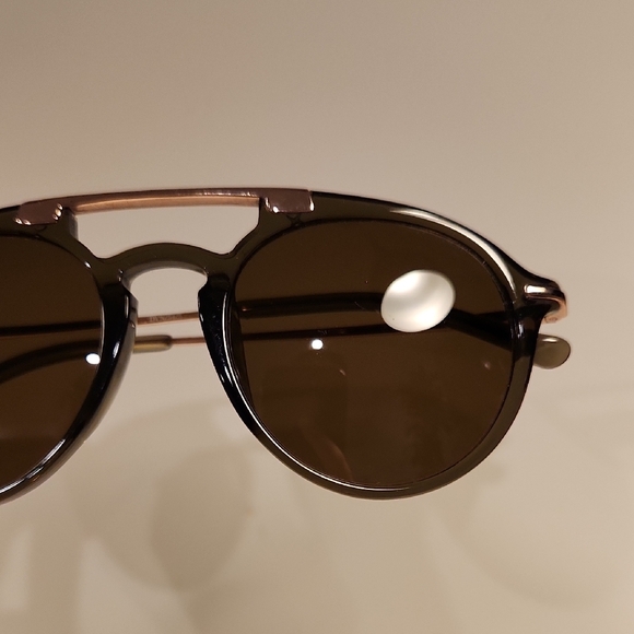 Dries Van Noten x Linda Farrow Brown Sunglasses (Unisex) - Picture 6 of 6